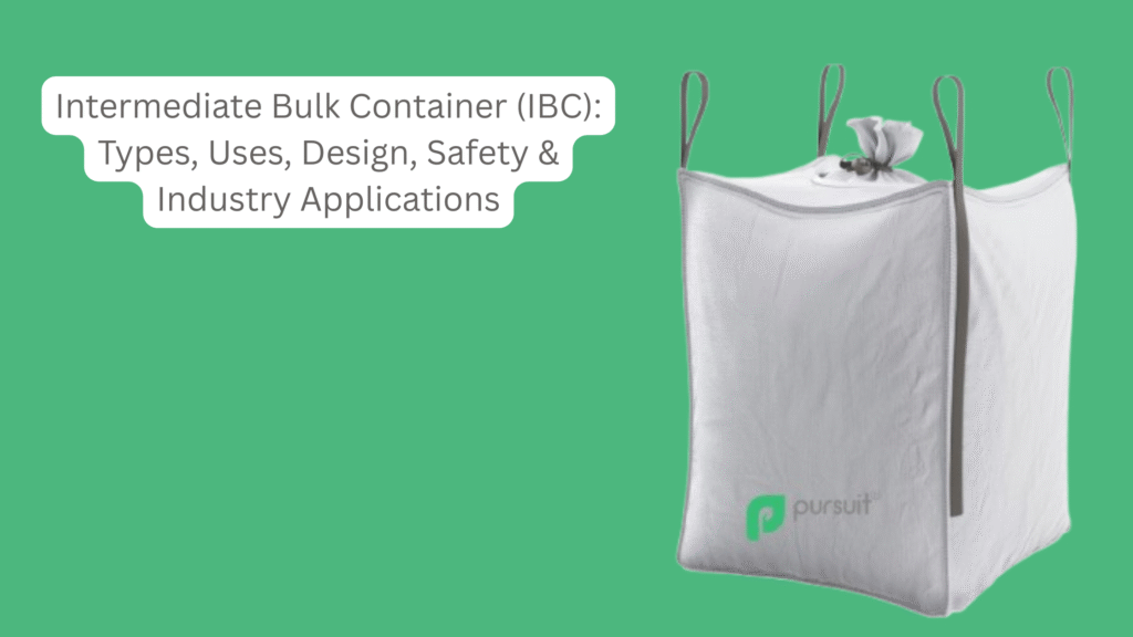 Intermediate Bulk Container (IBC): Types, Uses, Design, Safety & Industry Applications