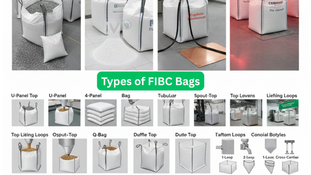 Types of FIBC Bags: Complete Guide to FIBC Bag Types, Uses & Specifications