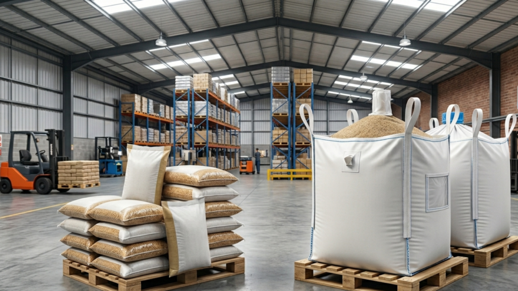 PP Woven Bags vs FIBC Bags — Which One Is Best for Bulk Packaging?
