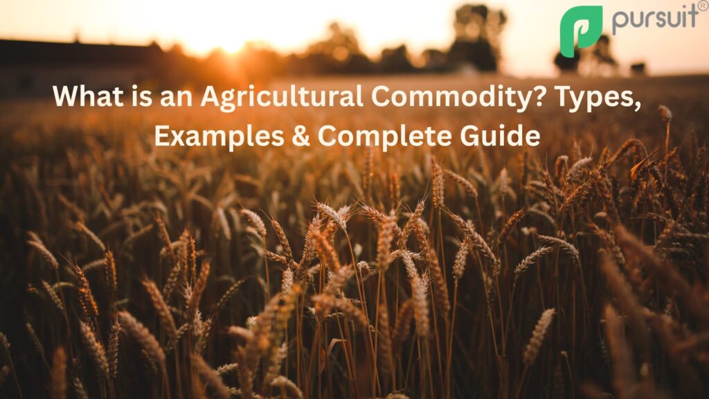 What is an Agricultural Commodity? Types, Examples & Complete Guide