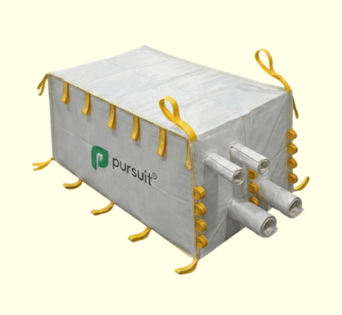 FIBC Container with Discharge Spouts